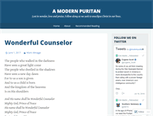 Tablet Screenshot of modernpuritan.com